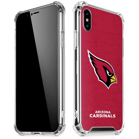 NFL Arizona Cardinals Distressed iPhone XS Max Clear Case